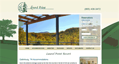 Desktop Screenshot of laurelpointgatlinburg.com